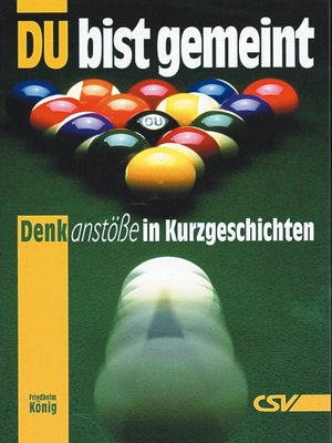cover image of Du bist gemeint